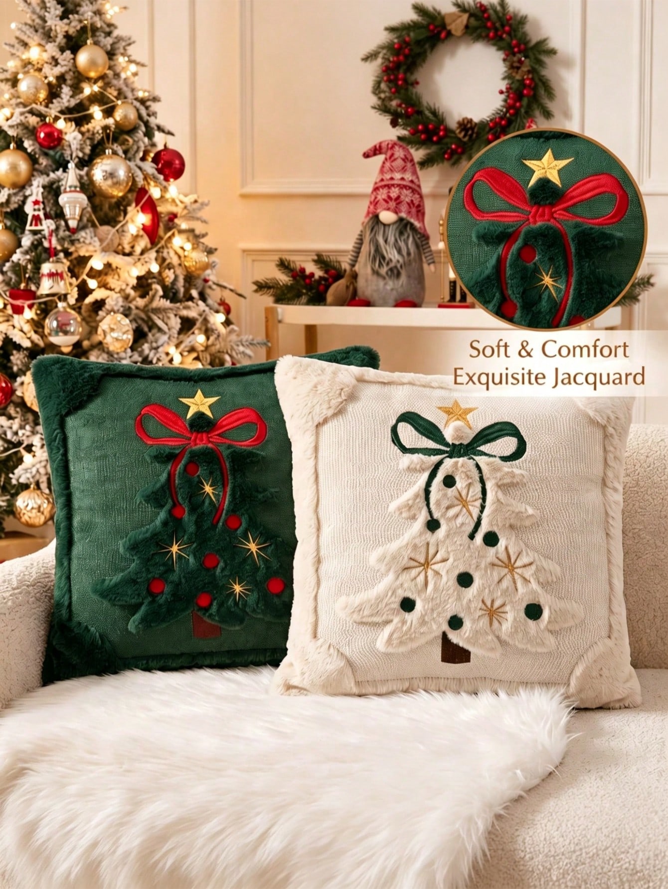 2 buah sarung bantal motif poh - Pillow Insert 18X18 ulasan dan harga